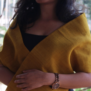 Mustard Yellow Eri Stole